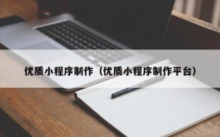 新疆优质小程序制作（优质小程序制作平台）